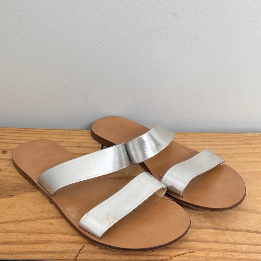 JCrew Silver Women's Sandals